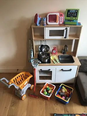 IKEA DUKTIG Kids Wooden Play Kitchen And Accessories Please READ Bundle • £30