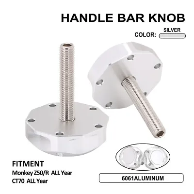 Handle Bar Handlebar Fixing Knob CNC Aluminum For Monkey Z50/R CT70 ALL Year • $16.99