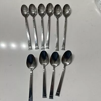 Set Of 10 Bentley Heritage Mint Ltd Glossy 18/10 Stainless Spoons Flatware • $29.99