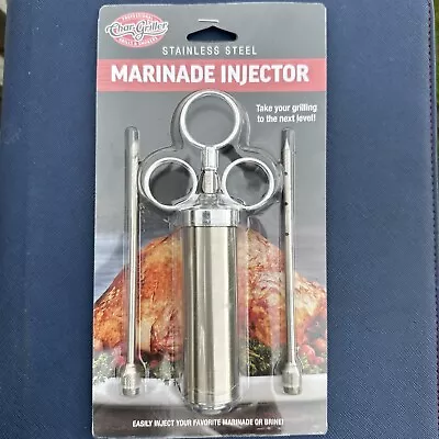 *NEW* Marinade Injector Food Stainless Steel 2 Ounce Barrel 5  Inch Needle  • $17