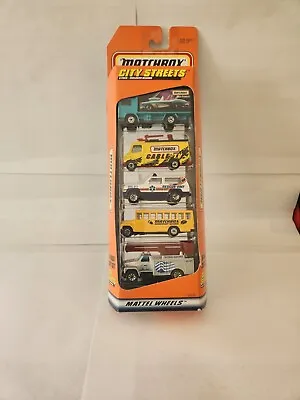 Matchbox City Streets Gift Pack 5-Car Set P37 • $10.13