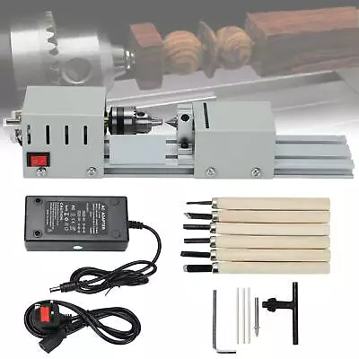 6In1 Multi Metal DIY Mini Lathe Wood Bead Lathe Making Drilling Milling Machine • £33.09