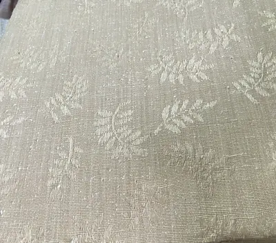 3.4m Laura Ashley Melbury Light Bamboo Upholstery Blind Cushion Craft Fabric • £49