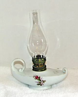 Vintage Miniature Moss Rose Aladdin Lamp Made In Japan • $8