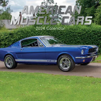 American Muscle Cars - 2024 Square Wall Calendar 16 Months Planner New Year Gift • $11.90