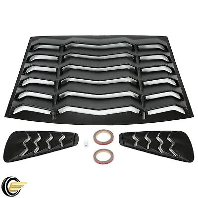 ABS Rear+Side Window Louver Cover Sun Shade Vent For Ford Mustang 2005-2014 • $142.99