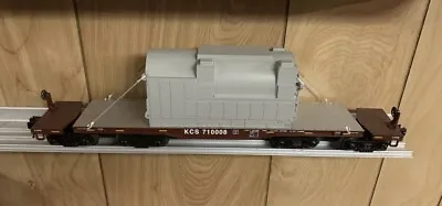 Mth Premier Kansas City Southern 47’ Ttx Heavy Duty Flat Car W/ Transformer Kcs • $99.95