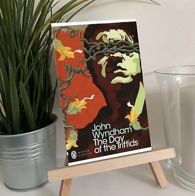 The Day Of The Triffids John Wyndham Book Gift Mounted Genuine Cover With Easel • £14.99