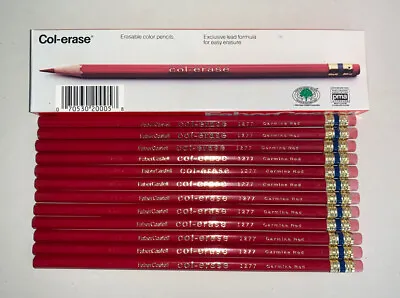 Erasable Color Pencil Faber-Castell - Vintage Col-erase Red • $7.99