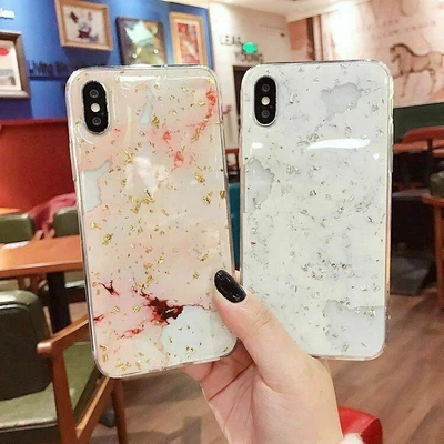 $7.95 • Buy IPhone 11 Pro Max XR XS 8 7 6 Case Shockproof Tough Marble Soft Cover For Apple
