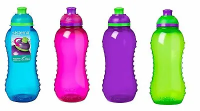 Sistema 330ml Twist N Sip Drink Water Bottle BPA Free For Sports Picnic School • £5.79