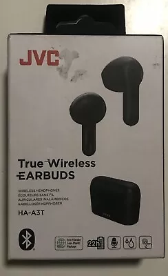 Jvc Black True Wireless Earbuds Waterproof Ipx4 22 Hours Battery Ha-a3t • £21.81