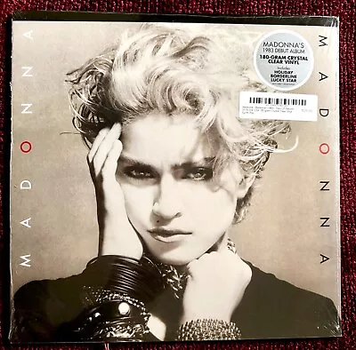 Madonna Mint Sealed First Album Limited Crystal Clear Vinyl Record Promo Hype Lp • $75