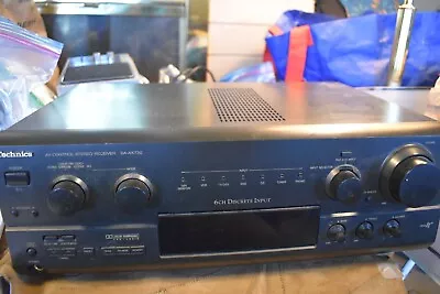 Technics Stereo Receiver AV Control 6 Channel Discreet Input SAAX730 • $49