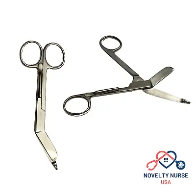 Lister Bandage Medical Scissors W/ Pocket Clip. Stainless Steel. Free Shipping.  • $5.95