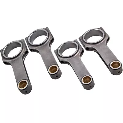 New H-Beam EN24 Connecting Rods For Honda Acura Civic CRX D16 D Series 137mm TUV • $262.50