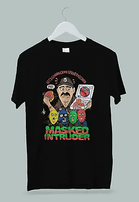 Masked Intruder American Punk Rock Band Donut T-Shirt M-2XL • $22.99