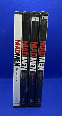 📦 Mad Men Series Lot (Seasons  1 - 4 DVD Sets John Hamm Betty Draper) 🎥 • $16.95