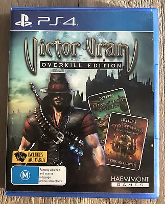 Victor Vran Overkill Edition  Playstation 4 PS4 - PAL - VGC - 2017 - Free Post • $19.95