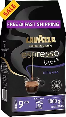 Lavazza Espresso Barista Intenso Coffee Drum Medium Roast Whole Beans Pack 1kg • $46.99