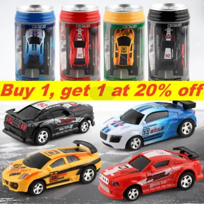 Multicolor Coke Can Mini RC Radio Remote Control Micro Racing Car Toy Gifts P2~~ • $11.99