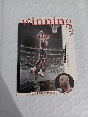 Michael Jordan 1996-97 Upper Deck UD3 The Winning Edge Die-Cut Foil #W1 • $49.99
