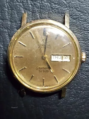 Vintage Omega Seamaster DeVille Day/Date 14KT Gold Filled • $109.50