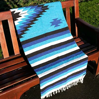 £32 • Buy Mexican Saltillo Sarape Blanket - Oceana