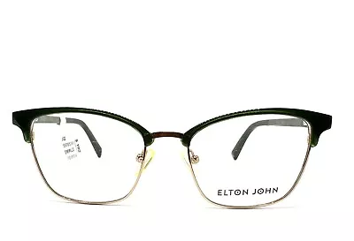 1 Unit New Elton John Jazz Emerald Eyeglass Frames 50-17-140 #747 • $102