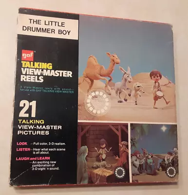 Vintage Gaf Talking View-Master Reels The Little Drummer Boy Set Rankin-Bass • $14.99