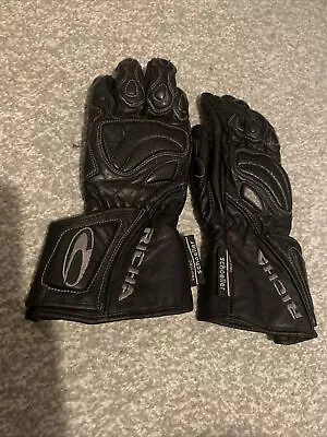 Richa Womens Motorcycle  Leather Schoeller Keprotec Gloves - Size Small • £26
