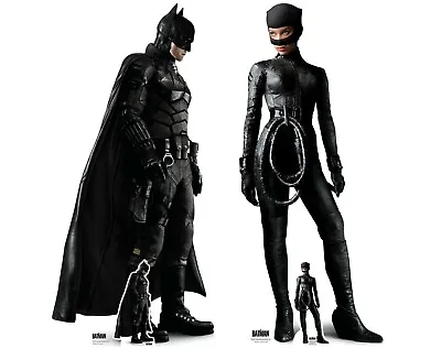 The Batman 2022 And Catwoman Movie Style Lifesize Cardboard Cutout Double Pack • £76.99
