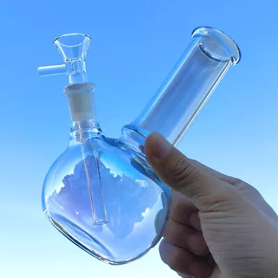 6inch Rainbow Glass Hookah Smoking Water Pipe Beaker Shisha Bong + Downstem New • $14.99
