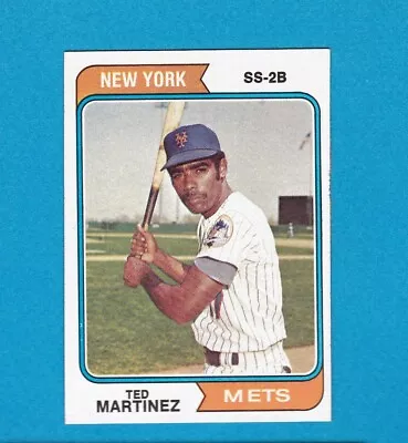 1974 Topps Baseball Set Break 487 Ted Martinez Mets Nm/mt • $0.99