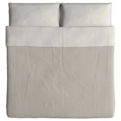 Ikea Blavinda King Quilt/duvet Cover & 2 EURO SIZE Pillowcases 100% Cotton • £57.50