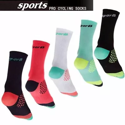 Cycling Socks Pro Mens Womens Riding Socks MTB Bicycle Bike Sports Ankle Socks • $6.49