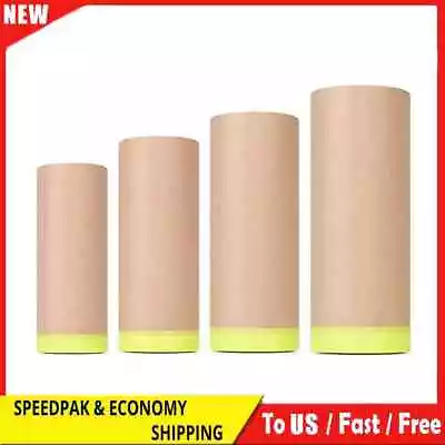 Auto Spray Paint Masking Paper Film For Furniture Car Renovation Protective Tape • $6.82