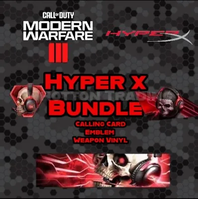 Call Of Duty Modern Warfare 3 🔥 MW3 HyperX Bundle WARZONE 2 COD MW3 • £8.99