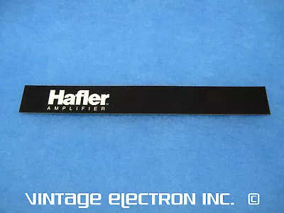 NOS HAFLER  Hafler Amplifier  Front Panel Self-Adhesive Logo Strip: ($13.95/ea) • $13.95