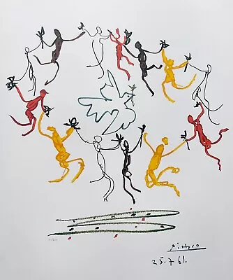 $59.99 • Buy Pablo Picasso LE RHONDE Plate Signed Limited Edition Lithograph Art