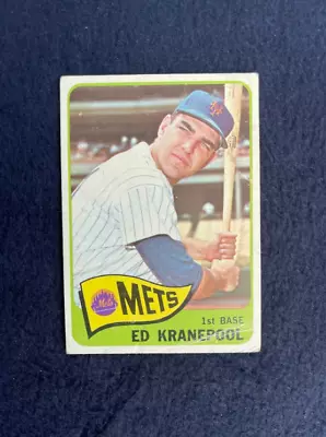 DCC: 1965 Topps Ed Kranepool New York Mets #144 GOOD (crease) Centered • $2.48