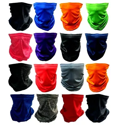  Bandana Face Covering Mask Biker Gaiter Tube Snood Scarf Neck Cover • £3.49