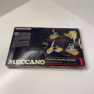 Vintage Meccano Set 1 / 1972 / RARE • £29.99