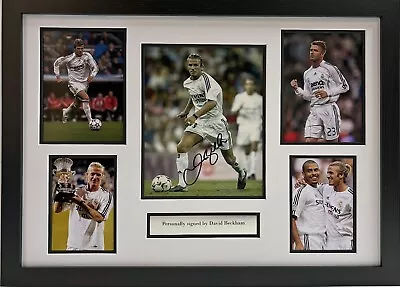 David Beckham Signed Real Madrid Presentation Framed • £699.99