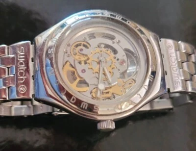 £73 • Buy Swatch BODY & SOUL YAS100G Skeleton Automatic Stainless Steel Watch