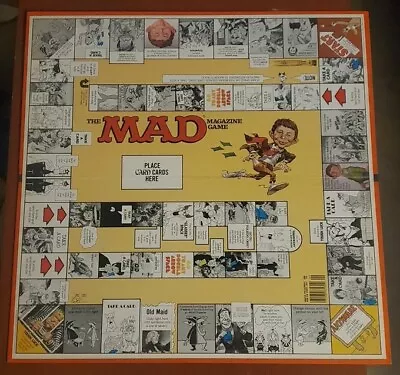 Vintage MAD MAGAZINE GAME Board Only 1979 Parker Brothers Alfred E. Newman • $3