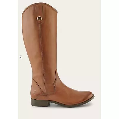 Frye Marissa Medallion Equestrian Inspired Tall Cognac Boots (New Scuffed) 7M • $145