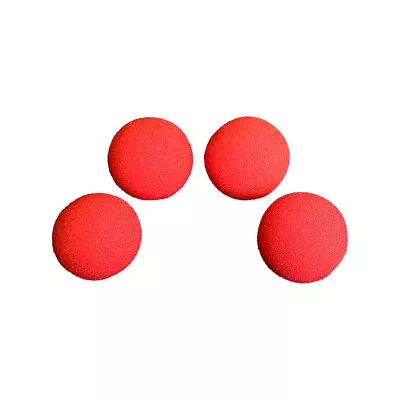 4 X Goshman Sponge Balls (Red 1 ) Great For Magic! • £4.95