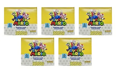 Lot Of (5) 2022 Panini Super Mario Trading Cards Factory Sealed Booster Boxes • $474.99