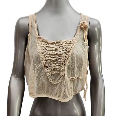 Magnolia Pearl New NWT Olive Mae Cropped Layering Tank Top Opal OS • $395